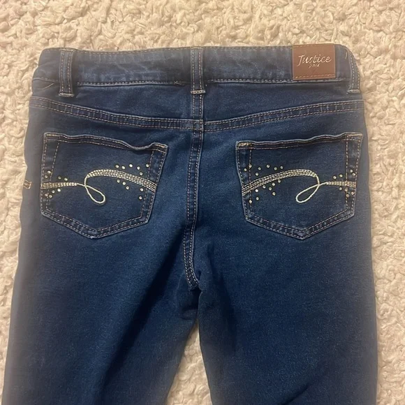 Justice Jeans Girls Size 10 LIKE NEW CONDITION - Picture 3 of 4